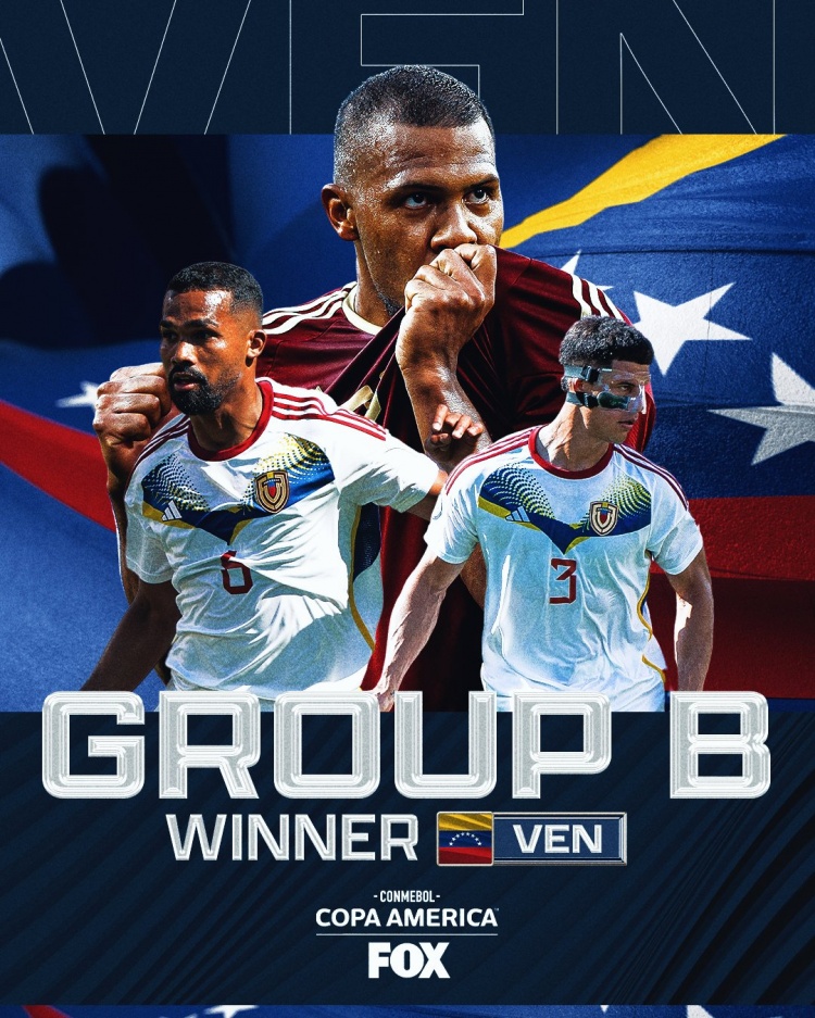 强势晋级！美洲杯小组赛三战全胜，委内瑞拉队史首次做到